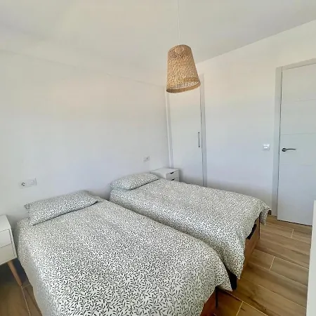 Con Bonitas Vistas Al Mar En La Playa Arenal Lägenhet *